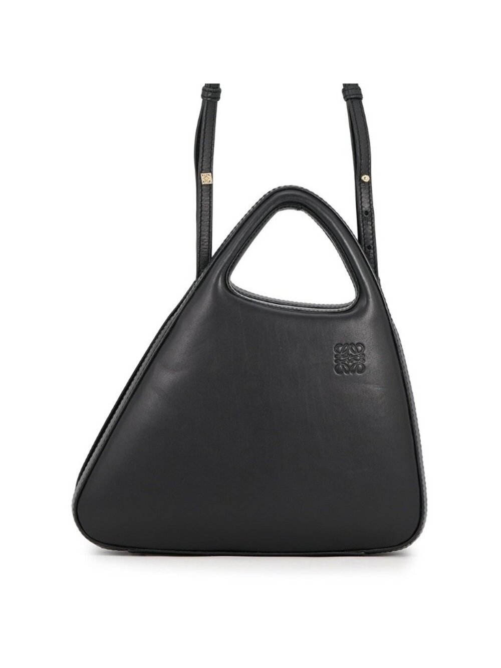 Loewe Architect a Soft Natural Calfskin 2-Way Shoulder Bag Black